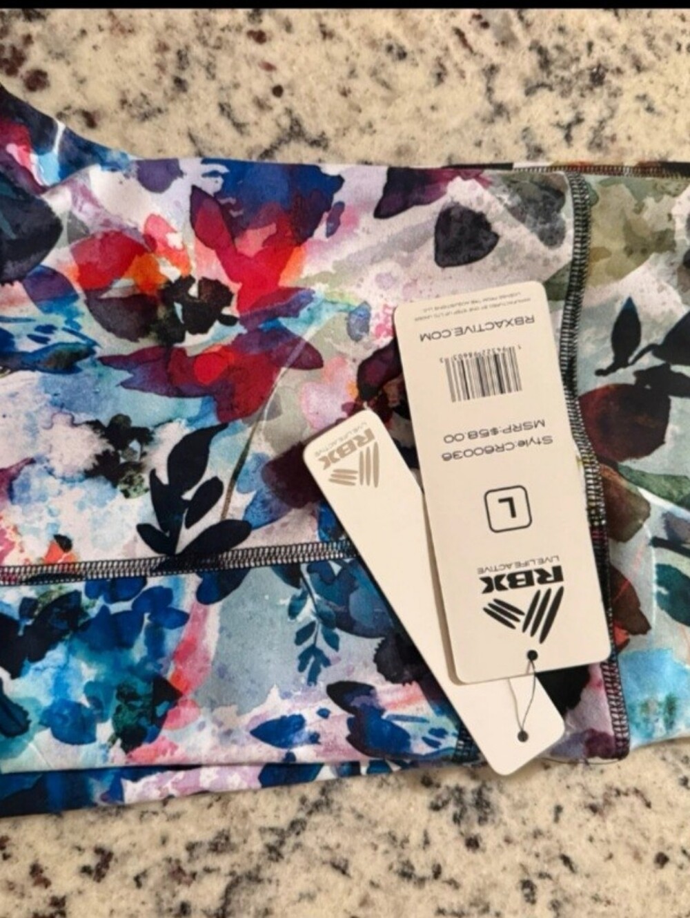RBX Floral Print Legging Capris